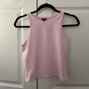NWOT Express Pink Crew Neck Sleeveless Tank Top
